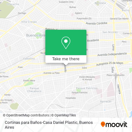 Cortinas para Baños-Casa Daniel Plastic map