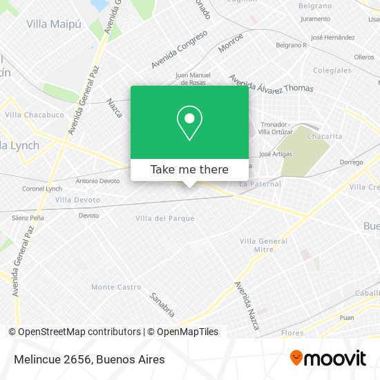 Mapa de Melincue 2656
