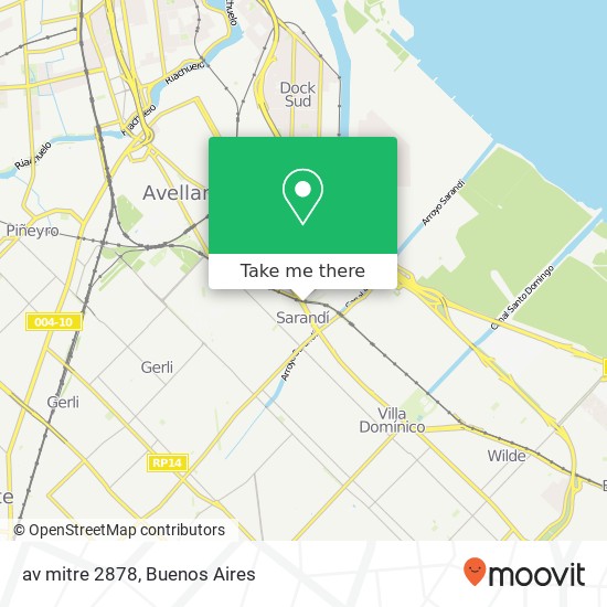 av mitre 2878 map