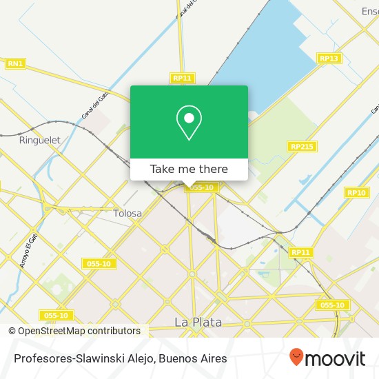 Profesores-Slawinski Alejo map