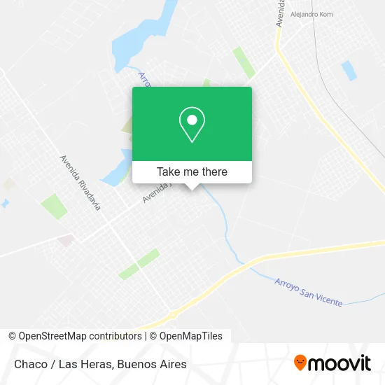 Mapa de Chaco / Las Heras