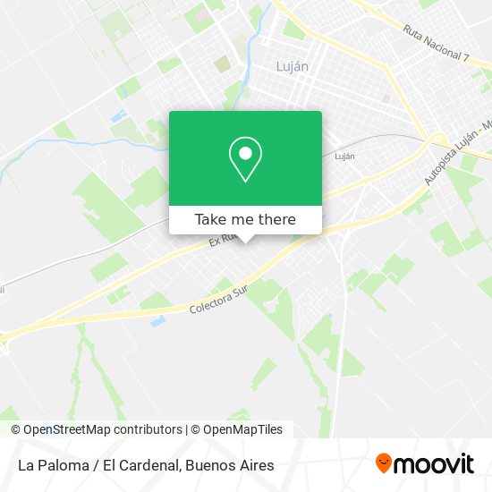 Mapa de La Paloma / El Cardenal