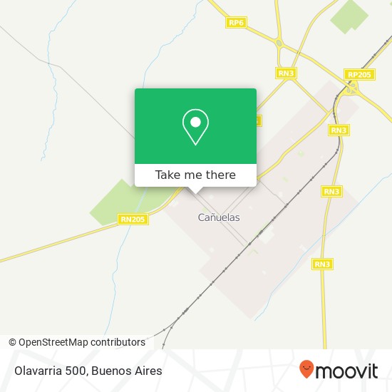 Olavarria 500 map