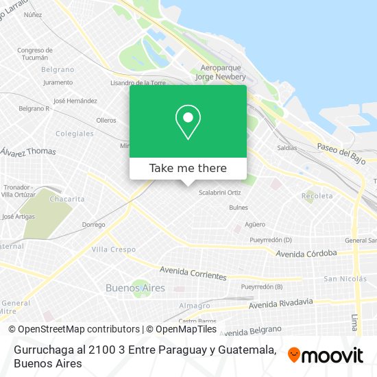 Gurruchaga al 2100 3 Entre Paraguay y Guatemala map