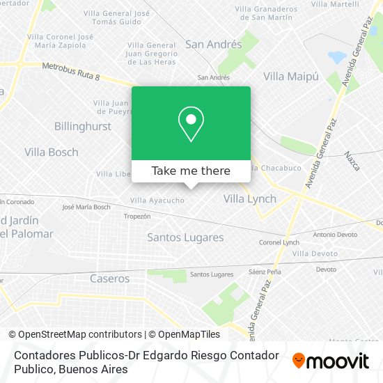 Contadores Publicos-Dr Edgardo Riesgo Contador Publico map