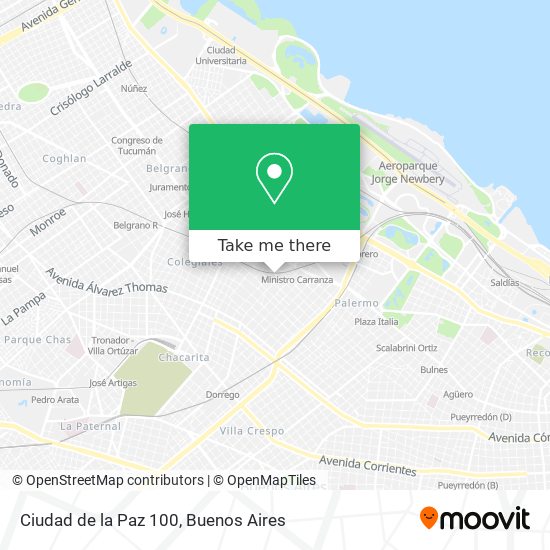 Mapa de Ciudad de la Paz  100