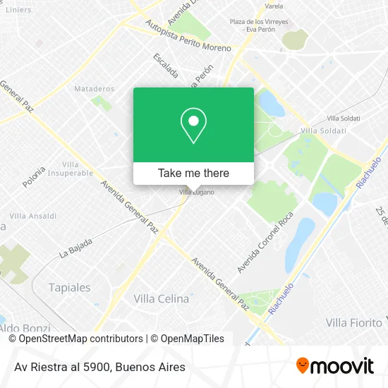 Mapa de Av  Riestra al 5900