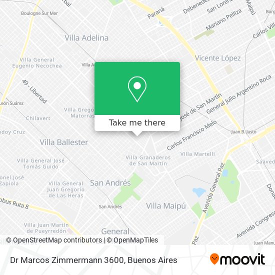 Dr Marcos Zimmermann  3600 map