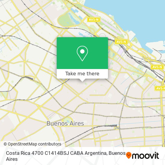 Mapa de Costa Rica 4700  C1414BSJ CABA  Argentina