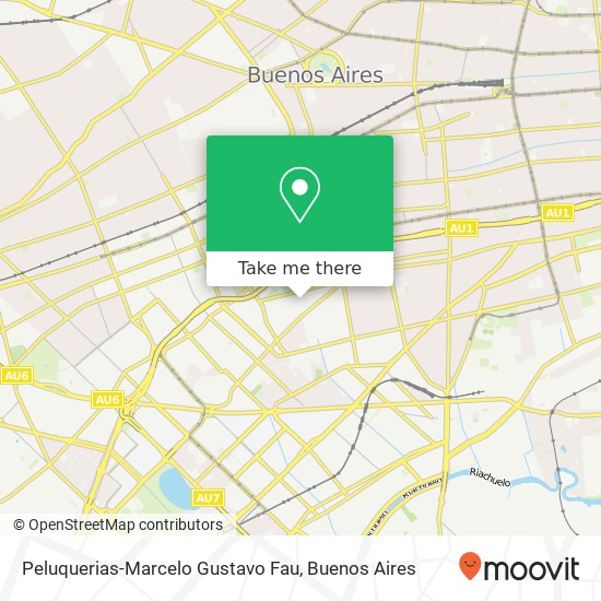 Peluquerias-Marcelo Gustavo Fau map