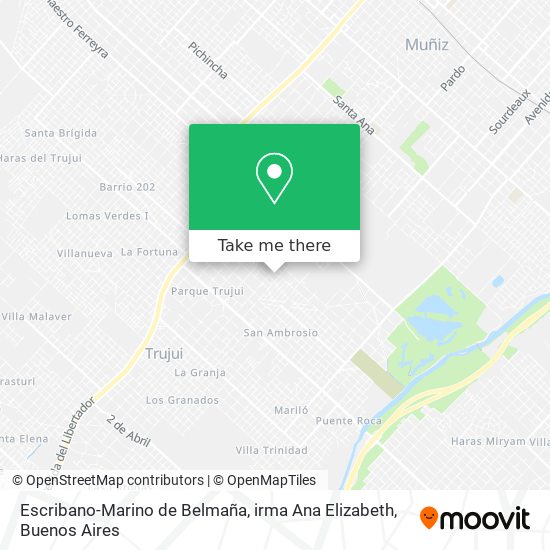 Mapa de Escribano-Marino de Belmaña, irma Ana Elizabeth