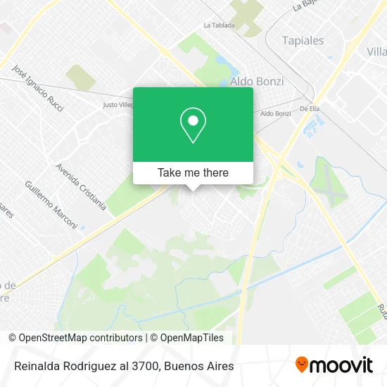 Reinalda Rodriguez al 3700 map