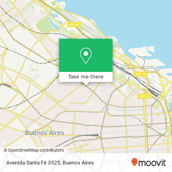 Avenida Santa Fé 3525 map