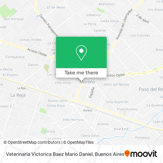 Veterinaria Victorica Baez Mario Daniel map