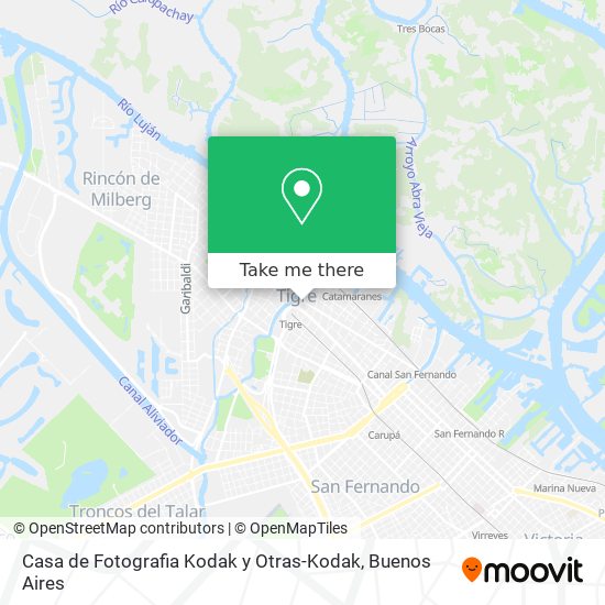 Mapa de Casa de Fotografia Kodak y Otras-Kodak