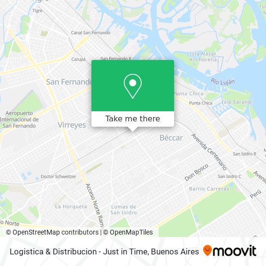 Logistica & Distribucion - Just in Time map