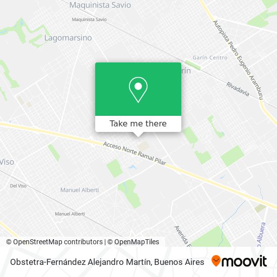 Mapa de Obstetra-Fernández Alejandro Martín
