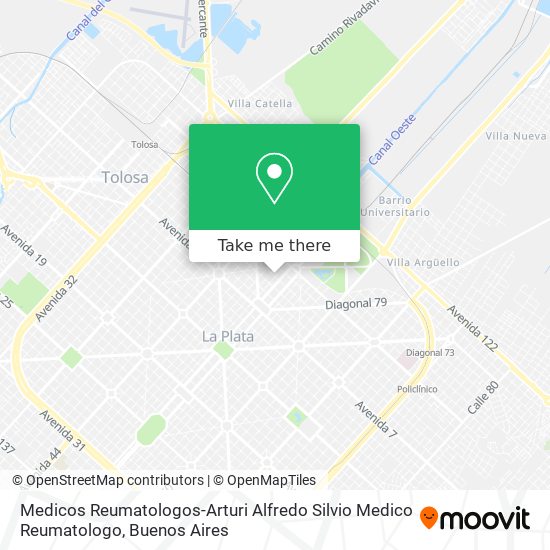 Medicos Reumatologos-Arturi Alfredo Silvio Medico Reumatologo map