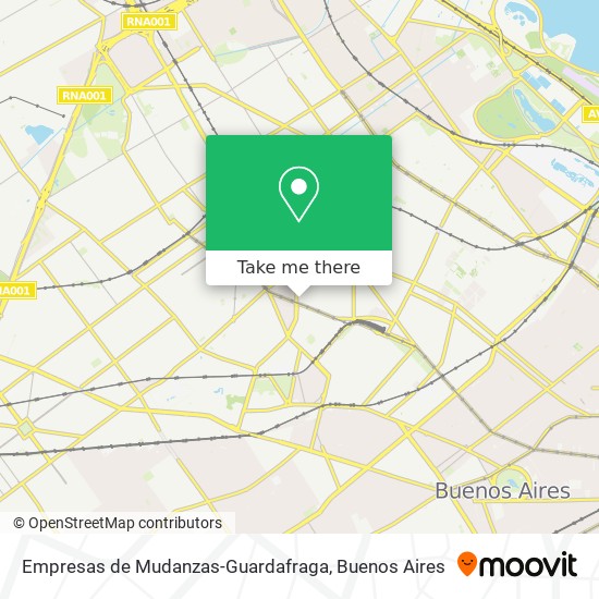 Empresas de Mudanzas-Guardafraga map
