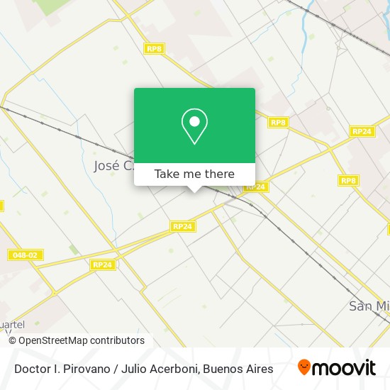 Doctor I. Pirovano / Julio Acerboni map