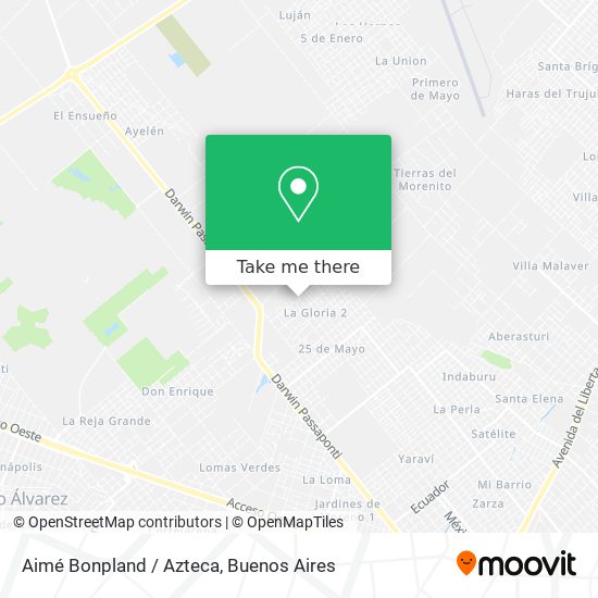 Aimé Bonpland / Azteca map