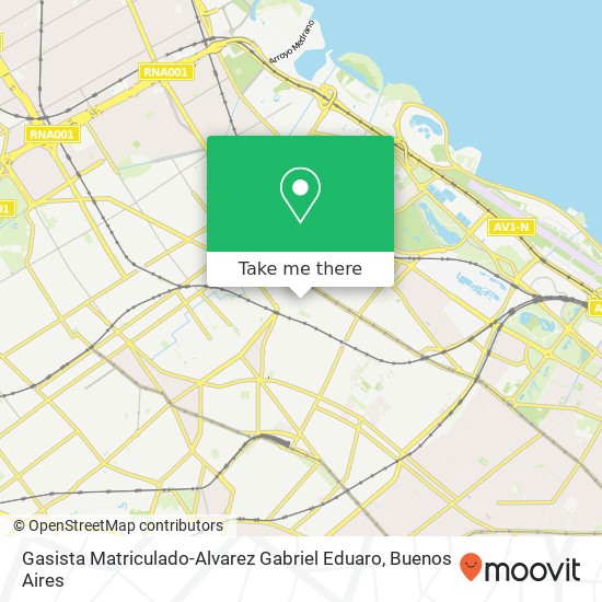 Gasista Matriculado-Alvarez Gabriel Eduaro map