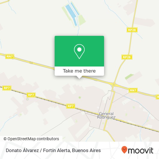 Mapa de Donato Álvarez / Fortín Alerta