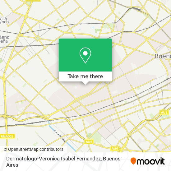 Dermatólogo-Veronica Isabel Fernandez map