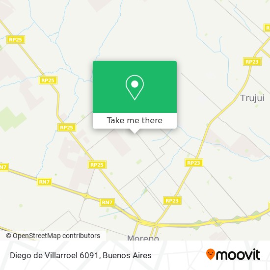 Diego de Villarroel 6091 map