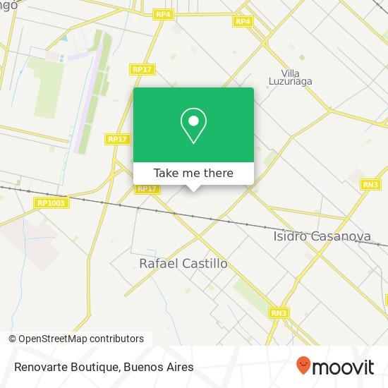 Mapa de Renovarte Boutique