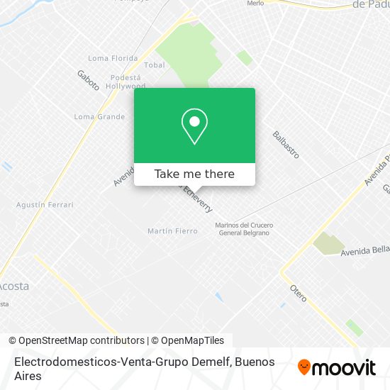 Mapa de Electrodomesticos-Venta-Grupo Demelf