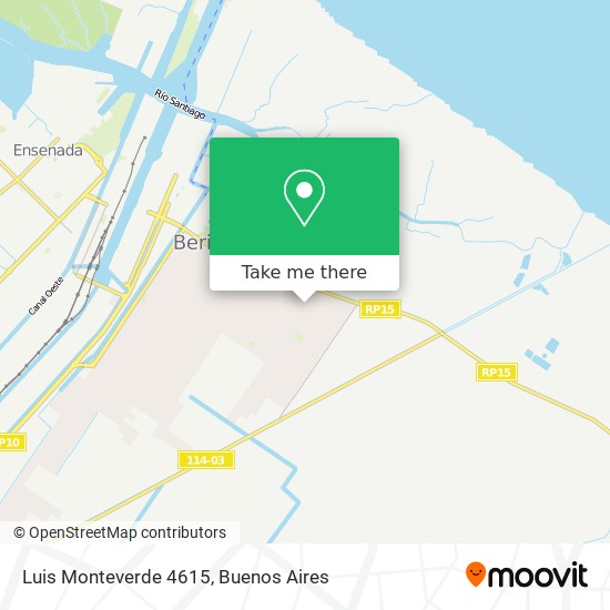 Luis Monteverde 4615 map