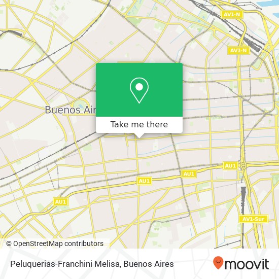 Peluquerias-Franchini Melisa map