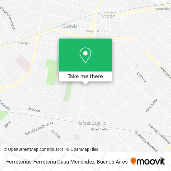 Mapa de Ferreterias-Ferreteria Casa Menendez