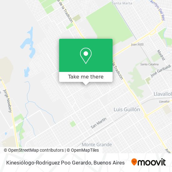 Kinesiólogo-Rodriguez Poo Gerardo map