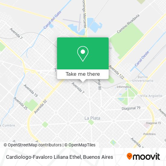 Cardiologo-Favaloro Liliana Ethel map