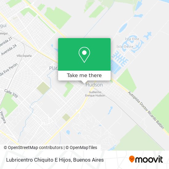 Lubricentro Chiquito E Hijos map