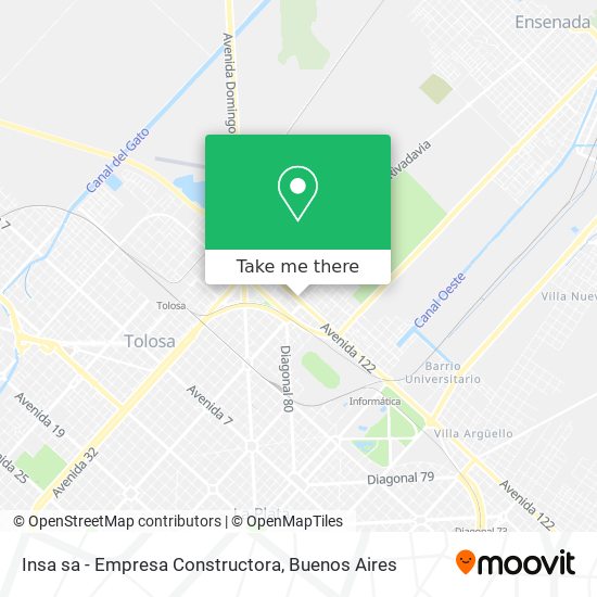 Mapa de Insa sa - Empresa Constructora