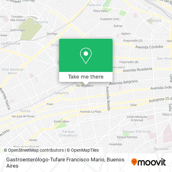 Mapa de Gastroenterólogo-Tufare Francisco Mario