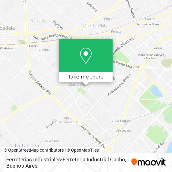 Ferreterias Industriales-Ferreteria Industrial Cacho map