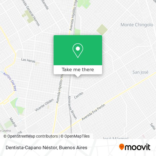 Dentista-Capano Néstor map