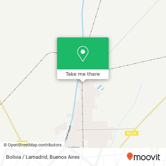 Bolivia / Lamadrid map