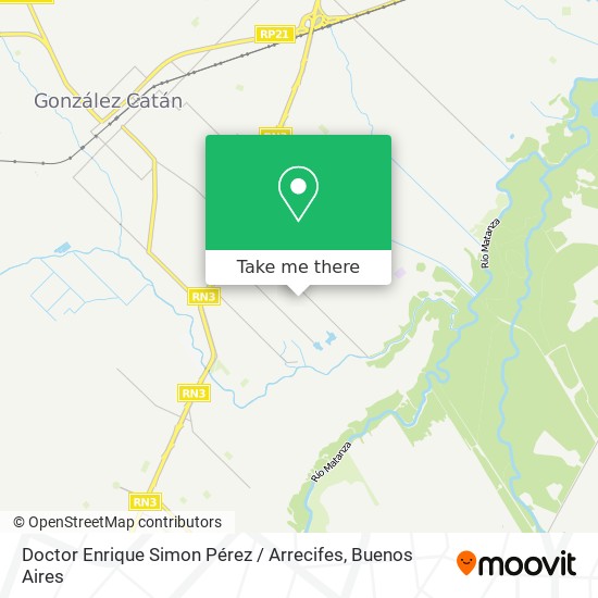 Doctor Enrique Simon Pérez / Arrecifes map