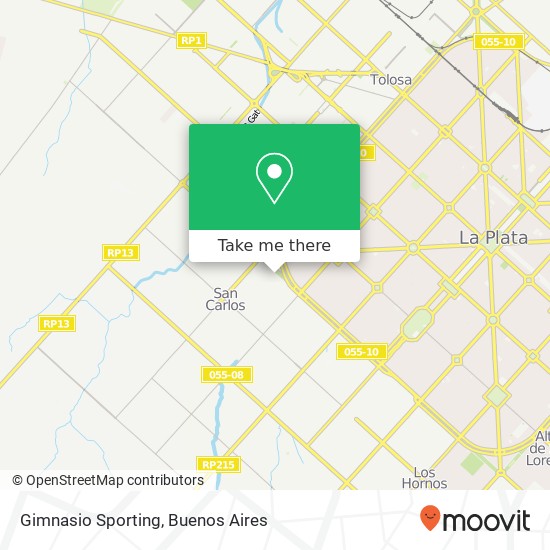 Mapa de Gimnasio Sporting