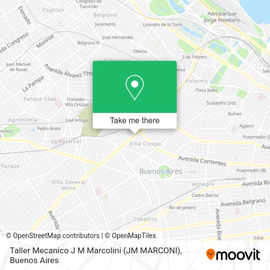 Taller Mecanico J M Marcolini (JM MARCONI) map