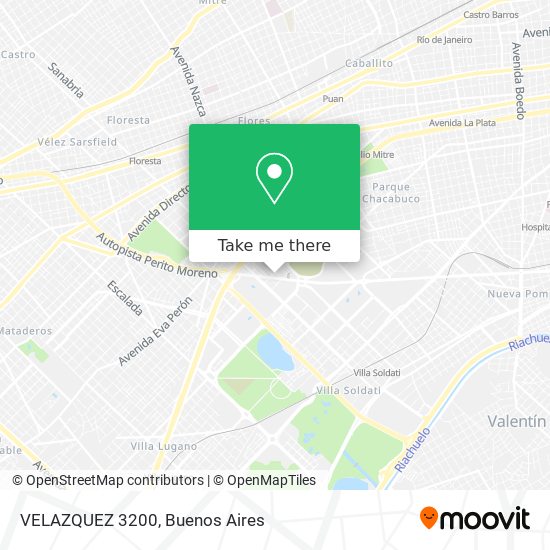 VELAZQUEZ 3200 map