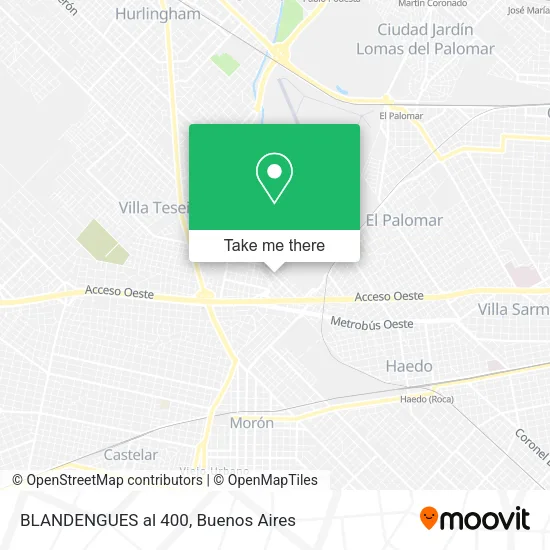 BLANDENGUES al 400 map