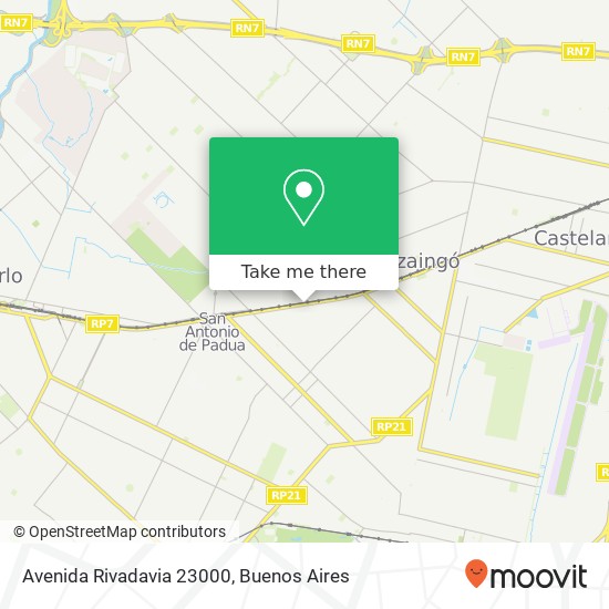 Avenida Rivadavia  23000 map
