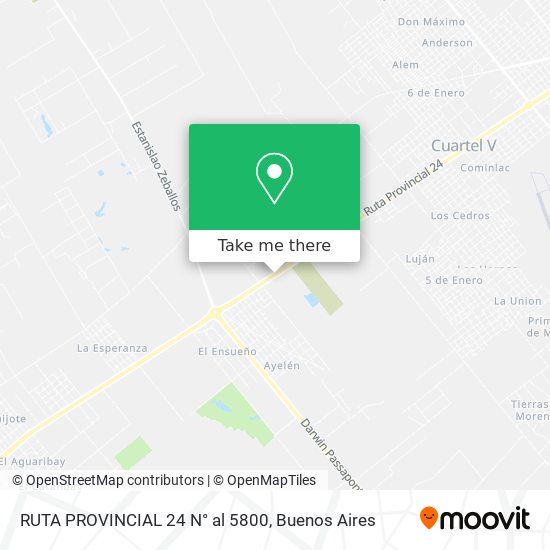 RUTA PROVINCIAL 24 N°  al 5800 map