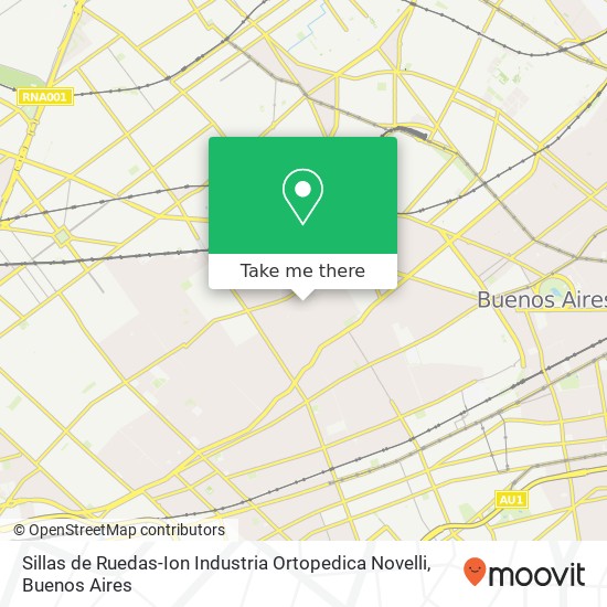 Mapa de Sillas de Ruedas-Ion Industria Ortopedica Novelli